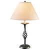 Hubbardton Forge 265001-1101 Twist Basket Table Lamp in Natural Iron