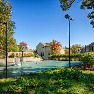 Contemporary Family Retreat & Sport Court