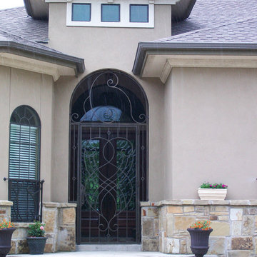 Iron Door Gate and Decorative Window Rails