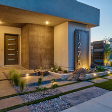 New home landscaping idea