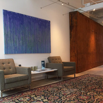 Rotating Art in a Client Reception Area