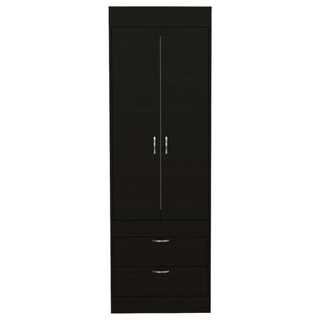 Alabama Armoire, Black Wengue