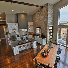 kitchen brick backsplash