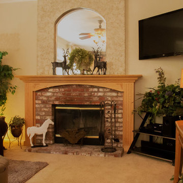 Traditional Home Family Room