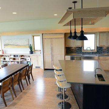 Crystal Cabinets- Contemporary Maple/Lyptus Kitchen