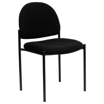 Scranton & Co Side Stacking Chair in Black