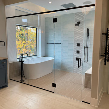 Creative Shower and Tub Option
