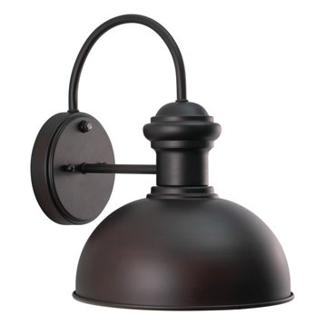Franklin 10" Outdoor Wall Light Oil Burnished Bronze