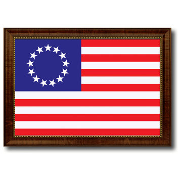 Revolutionary War 13 Colonies Military Flag Canvas Print, 21" x 30"