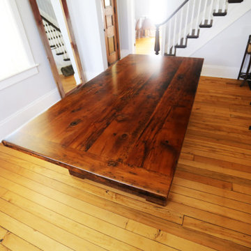 Sawbuck Tables made from 100% reclaimed wood