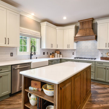Transitional Three-finish Kitchen Remodel Williamsburg, VA