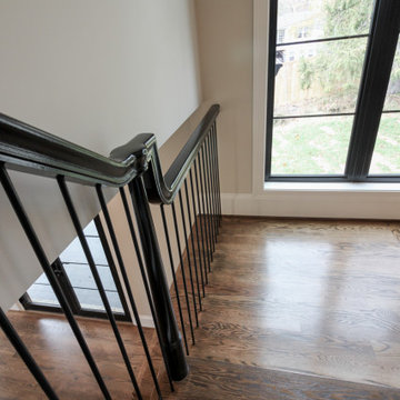 Project #89 | Contemporary Staircase with Rotunda Balcony