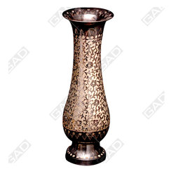 FLOWER VASE GLASS JASMINE GOLD FIRKI - Home Accessories & Decor