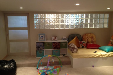 Example of an eclectic kids' room design in Other