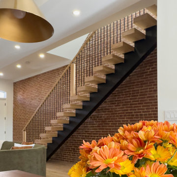 Project #145 | Modern Staircase Renovation in Victorian Townhouse