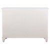 Dann Foley 3-Drawer Lifestyle Chest White and Gold Finish