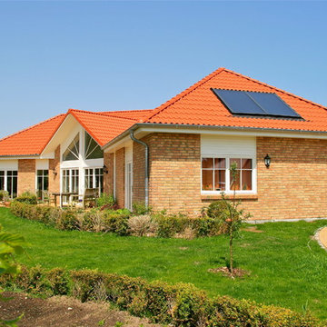 Modernes Holzhaus mit Verblender am Ratzeburger See