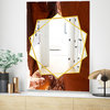 Designart Arizona Antelope Canyon Closeup Traditional Frameless Wall Mirror, 24x