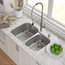 Kraus 32" Outlast MicroShield Scratch-Resist Stainless Steel Double Bowl Sink