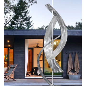 Garden Sculpture - Silver Maritime Massive by Jon Allen
