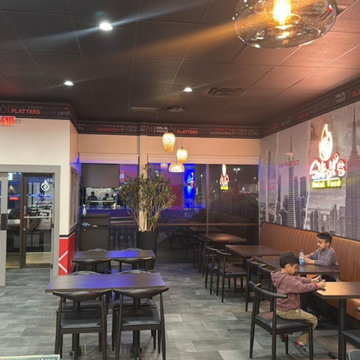 Restaurant Dining Area – Finished Interior