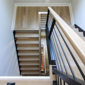 Project #52 | Minimalist Open Riser Stairway