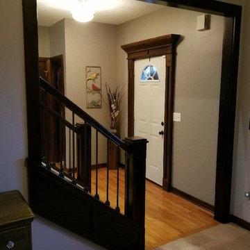 Custom stair parts with clean lines