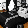NFL Oakland Raiders Twin Comforter Sidelines Football Bed