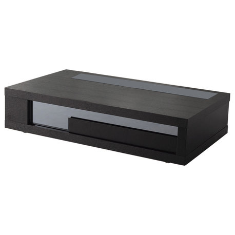 J&M Furniture Modern Coffee Table 900, Dark Oak