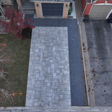 Modern Interlock Driveway & Contemporary Landscape Transformation