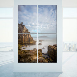 Multi Panel Artworks Window Quadtych Art on Glass "Surreal Diamond" Northern NSW - Fine Art Prints