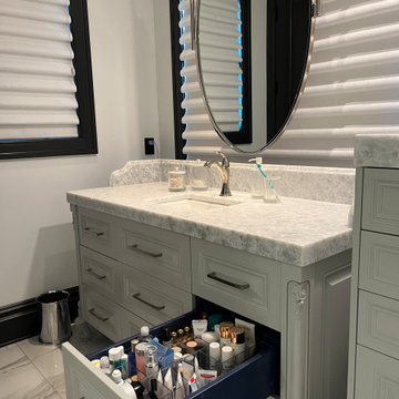 Master Closet & Bathroom Organization in Crescent Heights