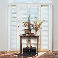 Sliding glass door window treatments