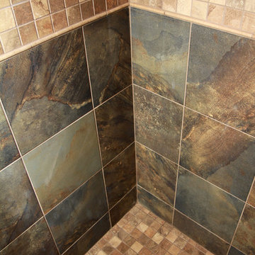 Rustic Slate-Look Bathroom
