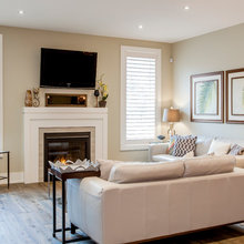 fireplace mantel