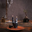 Rock On Hand Candle, Steel