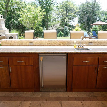 Glen Oaks Backyard Pool Party