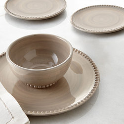 Linen Dinnerware by GG Collection - Dinnerware Sets