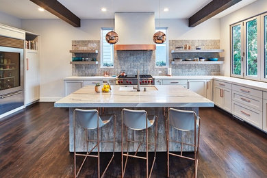 Inspiration for a transitional kitchen remodel in Los Angeles