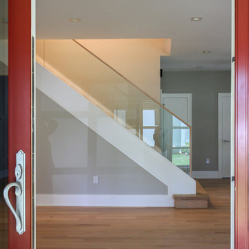 Project #60 | Contemporary Staircase with Frameless Glass