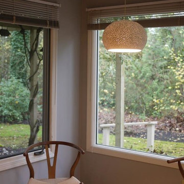 Large Claylight Pendant, dot pattern