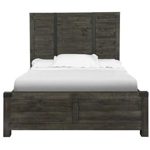 Duarte Bed Transitional Panel Beds By Lorino Home