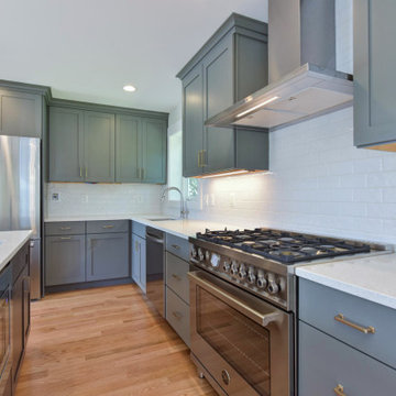 Split Level Custom Pop Top Addition Kitchen
