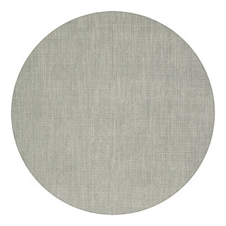 Monaco Sisal MC300 Silver 12' x 12' Round Rug - Transitional - Rugs ...