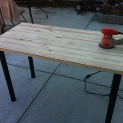 After sanding - Products