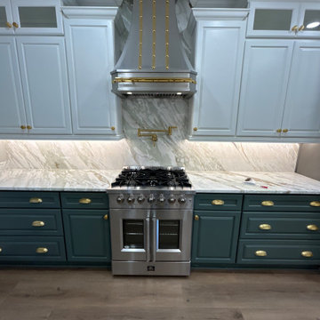 ️ Real Customer Installation | Elegant Range Hood for a Luxury Kitchen