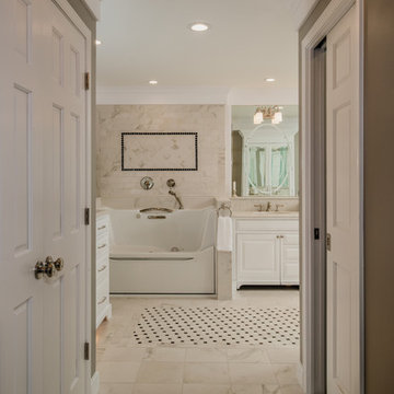 Luxury Master Bathroom Meets Aging In Place