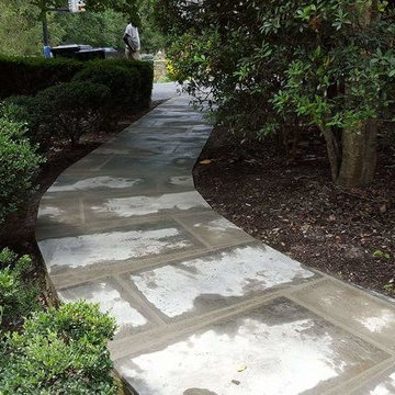 Flagstone Sidewalk