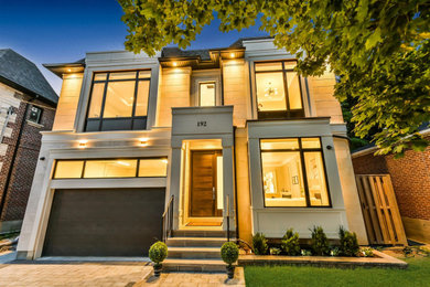 Example of a trendy exterior home design in Toronto