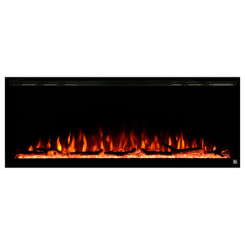 Touchstone Sideline Elite 72" Recessed Electric Fireplace 80038